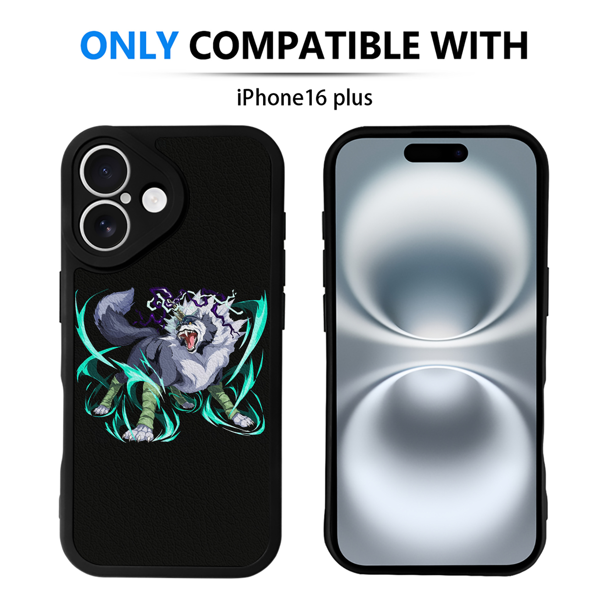 （画像用） 転スラ Regarding Reincarnated to Slime 【iPhone 16シリーズ対応】シリコンスマホケース（レザー調） 材質：シリコン